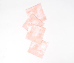 Set of 4 - Peachy Watercolor Table Napkins