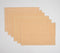 Set of 6 - Solid Yarn-Dyed Chambray Weave Placemats With Hem Stitch