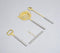 Silver & Gold-Toned Stainless Steel Bar Tools (Set of 4)