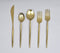 Silver & Gold-Toned Stainless Steel Cutlery Set (Set of 5)