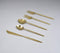 Silver & Gold-Toned Stainless Steel Cutlery Set (Set of 5)