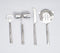 Silver-Toned Stainless Steel Bar Tools (Set of 4)