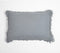 Solid Fringed Lumbar Cotton Cushion Cover