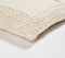 Solid Cotton & Canvas Cushion Cover with Textured Border