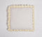 Solid Ivory Cotton Cushion Cover with Pom-Pom Border