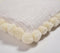 Solid Ivory Cotton Cushion Cover with Pom-Pom Border