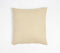 Solid Sand Cushion Cover with Line Embroidery