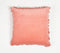Solid Pink Cotton Cushion Cover, 18 x 18 inches