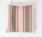 Striped & Stitched Patchwork Cushion Cover