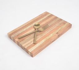 Striped Acacia & Mango Wood Cutting Board
