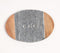 Stone & Acacia Wood Colorblock Soapdish