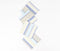 Striped Aqua Table Napkins (Set of 4)