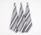 Striped Grey Kitchen Towels (set of 3)