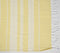 Striped Lemon Yellow Hammam Fouta Fringed Beach Towel