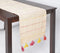 Tasseled Dotted Lines Decoration Runner