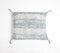 Tasseled Green Lines Cotton lumbar cushion Cover