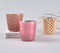 Sunset Tinted Handmade Glass Votives (set of 3)