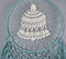 Teal Crochet Dreamcatcher with Bell Motif