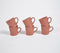 Terracotta Pottery Coffee Mugs (Set of 6)
