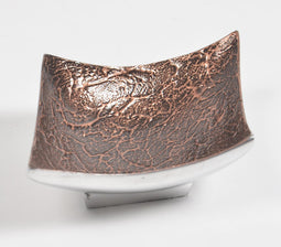 Textured Aluminium Diamond-Shaped Serving Platter