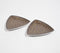 Textured Aluminium Pizza Slice Plate (Set of 2)