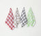 Textured Checks Kitchen Towels (set of 4)