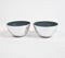 Textured Aluminium Round Blue Serving Bowl (Set of 2)