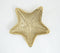 Textured Gold Tined Star Fish Aluminium Tray