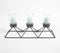 Triple Pyramidal Aluminium Tea Light Holder
