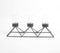 Triple Pyramidal Aluminium Tea Light Holder