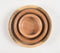 Turned acacia Wood Nesting Snack Serving Bowls (set of 3)