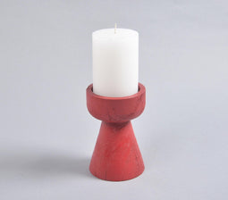 Turned Saal Wood Candle holder