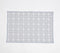 Woven Grey on White Diamond Placemats (set of 4)