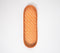 Woven Bamboo Orange Oblong Tray