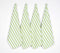 Yarn-Dyed Lime Striped Cotton Kitchen Towels (set of 4)