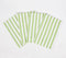 Yarn-Dyed Lime Striped Cotton Kitchen Towels (set of 4)
