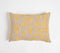 Yellow Fish Embroidered lumbar cushion Cover