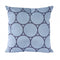 Decorative cushion decoration cushion Circle 45 x 45 cm blue