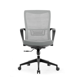 Office chair - office chair - height adjustable - ergonomic - gray