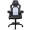 Gaming chair Junior children - office chair - racing gaming style - black and white