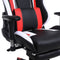 Game chair Tornado Relax Office chair - with footrest - ergonomically adjustable - red black