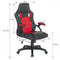 Game chair Wouter junior - office chair racing gaming style - height adjustable - black red