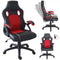 Game chair Wouter junior - office chair racing gaming style - height adjustable - black red