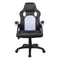 Office chair racing gaming style premium design Wouter white black