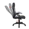 Office chair racing gaming style premium design Wouter white black