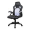 Office chair racing gaming style premium design Wouter white black