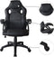 Gaming chair Wouter junior desk chair - racing gaming style - height adjustable - black