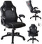 Gaming chair Wouter junior desk chair - racing gaming style - height adjustable - black