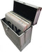 Vinyl LP case record case for 40 pieces silver aluminum