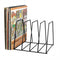LP vinyl design storage rack plate rack for 50 to 60 vinyl LPs of 12 inch black